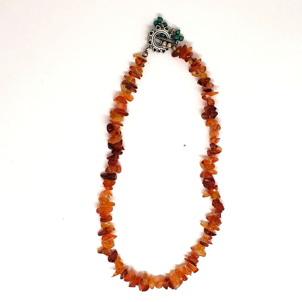 Carnelian Agate Gemstone Strand